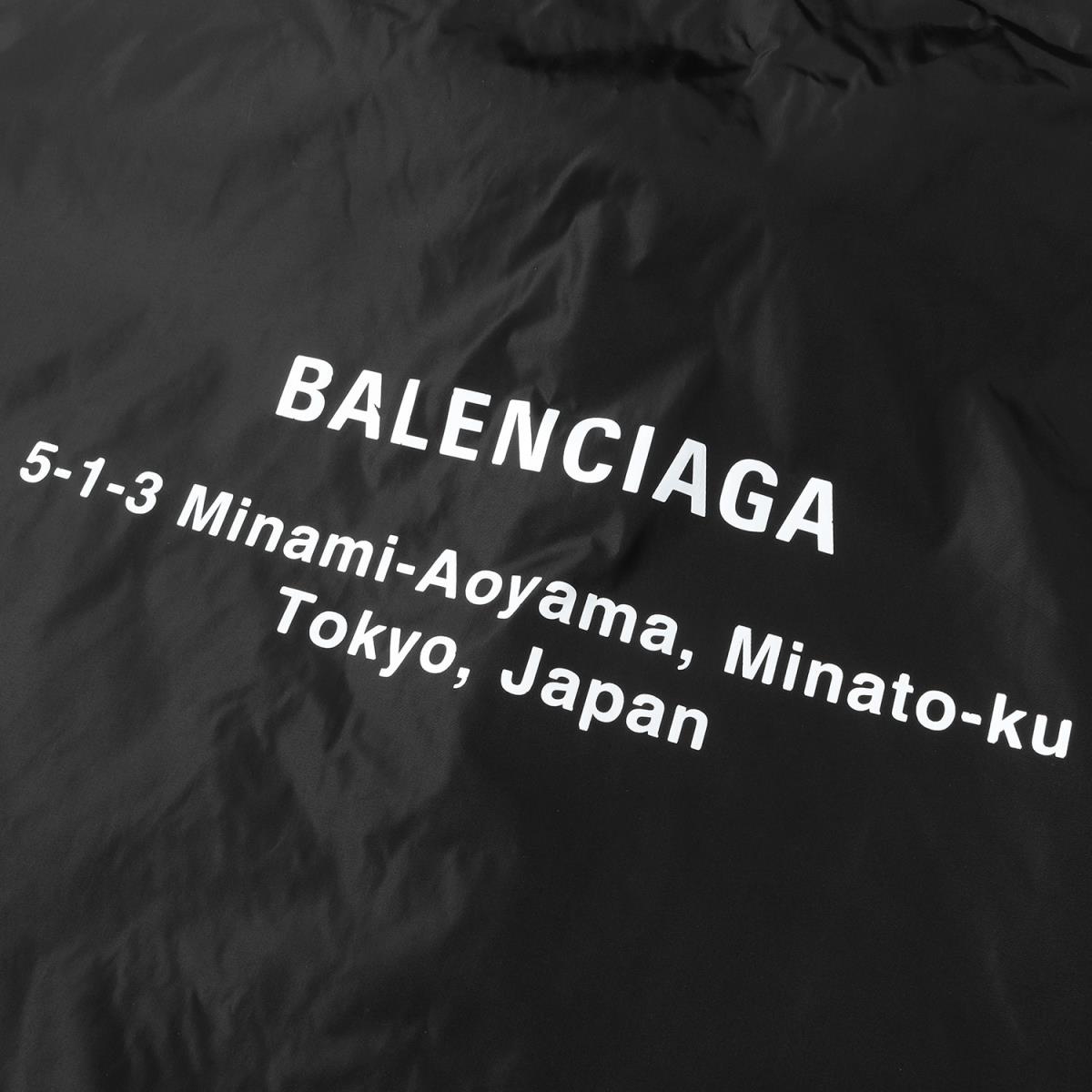 Balenciaga バレンシアガ ジャケット aw 青山店リオープン記念限定 バック ブランドロゴ レインジャケット ブラック M メンズ 中古 K3028 septicin Com