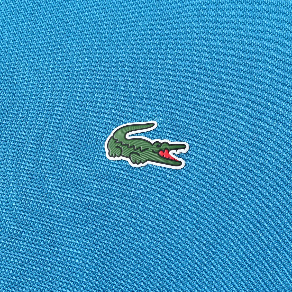 Lacoste ラコステ ポロシャツ ワニ プリント 鹿の子 半袖 ポロシャツ ライトブルー 4 メンズ 中古 美品 K3030 Brandingidentitydesign Com