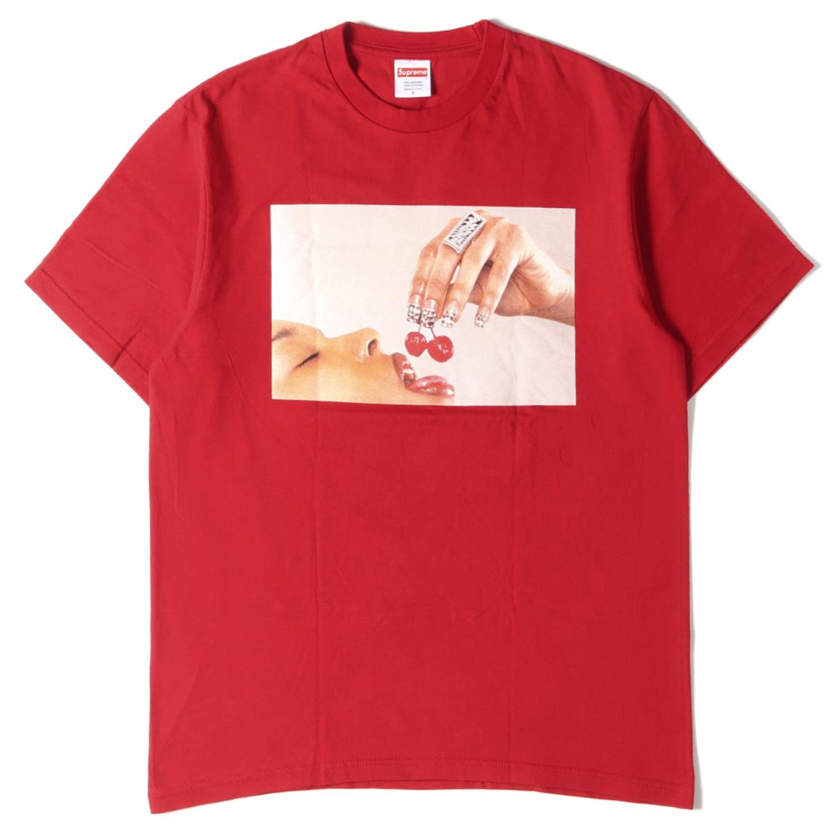 Supreme シュプリーム Tシャツ ss チェリー フォト クルーネック Tシャツ 半袖 Cherries Tee レッド S メンズ 中古 美品 K3036 Rockridgefamilymed Com