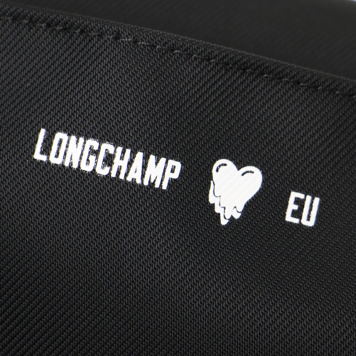 Longchamp ロンシャン Eu バッグ トートバッグ ハンドバッグ 小さめ ブランド シンプル ブラック ホワイト 黒 白 スナップボタン ファスナー ジップ 鞄 カバン ロゴ 21秋冬 着回し おしゃれ きれいめ かわいい かっこいい レディース 中古 美品 K3137 Csg Com Py