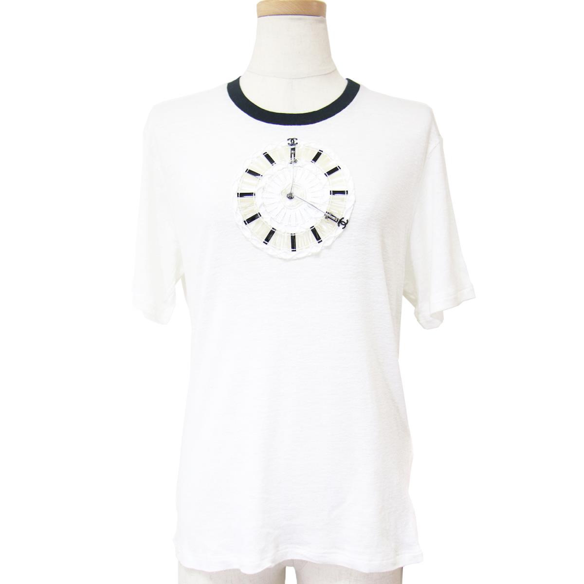女性が喜ぶ♪ CHANEL シャネル Tシャツ カットソー 半袖 ホワイト
