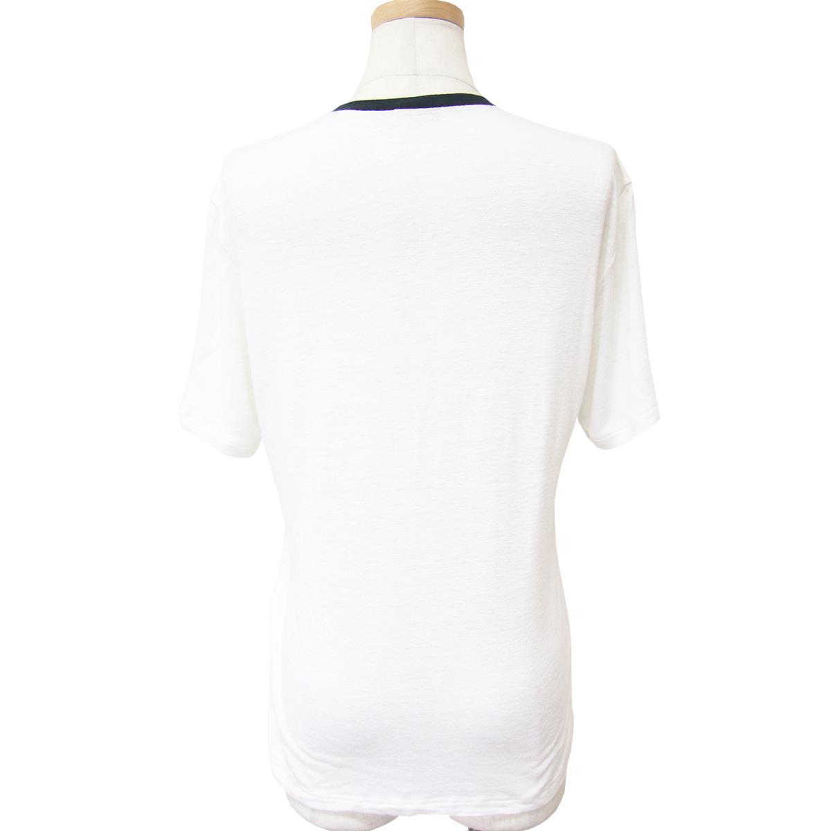 お金を節約 CHANEL シャネル Tシャツ カットソー 半袖 ホワイト