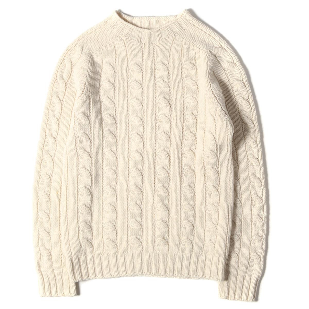 【楽天市場】INVERALLAN インバーアラン ニット ケーブル編み ミドルゲージ ウールニット セーター Cable knit オフ