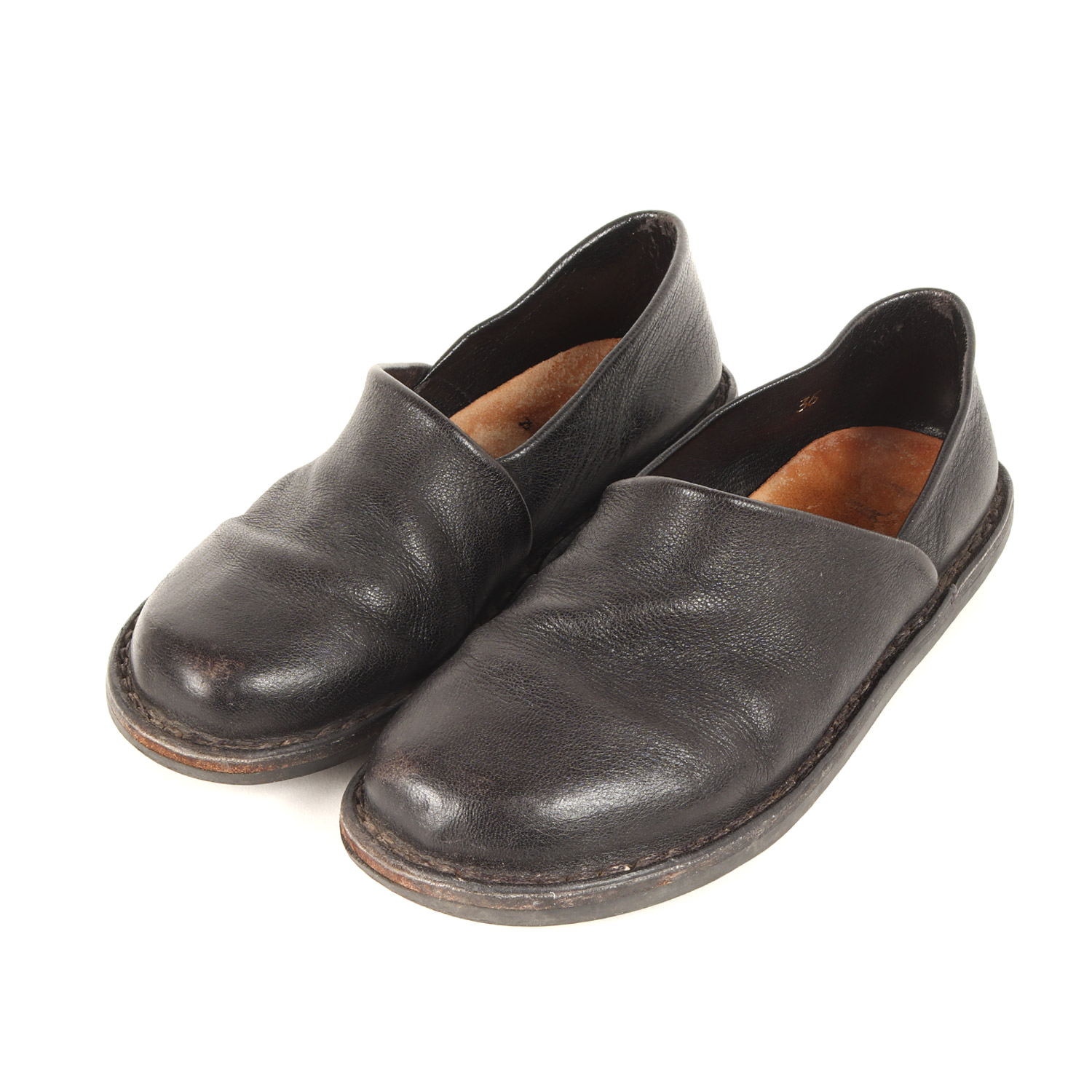 未使用品✨トリッペン　レースアップ　レザーシューズ　フェルト切替　希少モデル 未使用品✨トリッペン レースアップ レザーシューズ フェルト