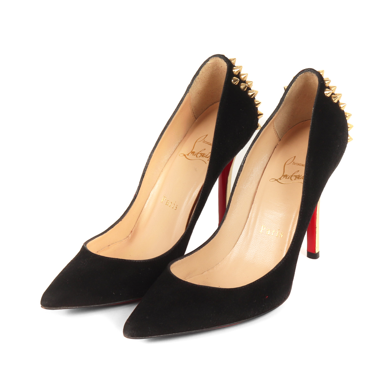 新品クリスチャンルブタン　24㎝　スパイクショートブーツ 新品クリスチャンルブタン 24㎝ スパイクショートブーツ 新品