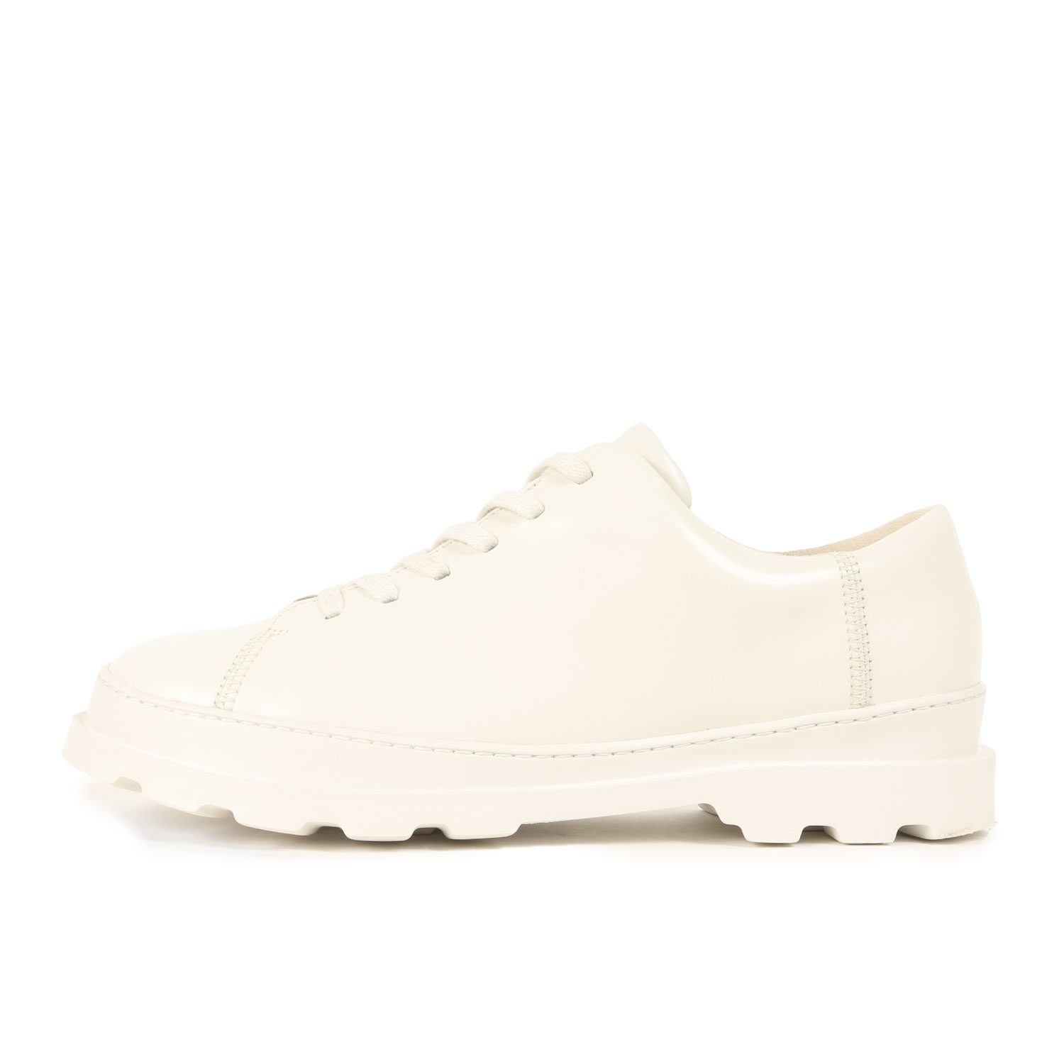 CAMPER カンペール ホワイト 白 サイズ:43(28.0cm相当) | レザー レースアップ ラバーソール ドレス シューズ (Brutus K100245) | ローカット 靴 ブランド【メンズ】【中古】【K4783】