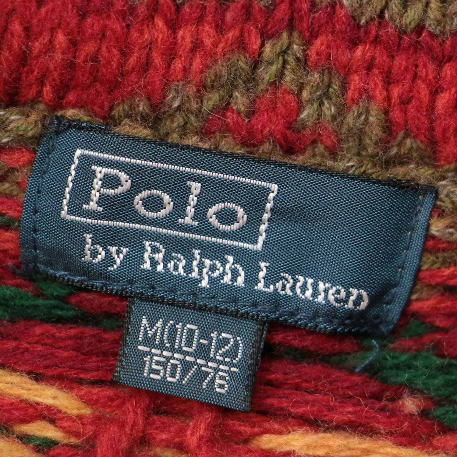 【楽天市場】POLO Ralph Lauren ポロ ラルフローレン カーディガン ニット ブラウン トップス レッド系 M(10-12