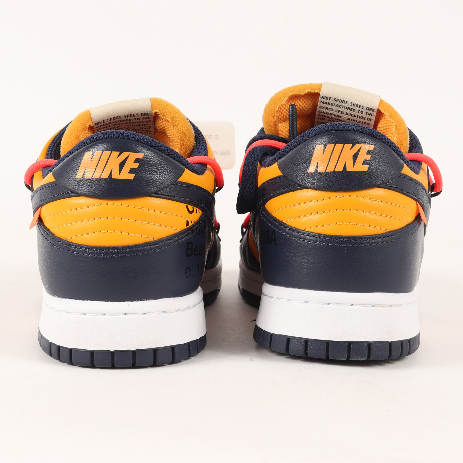 OFF-WHITE オフホワイト NIKE DUNK LOW LTHR OW (CT0856-700) 19AW