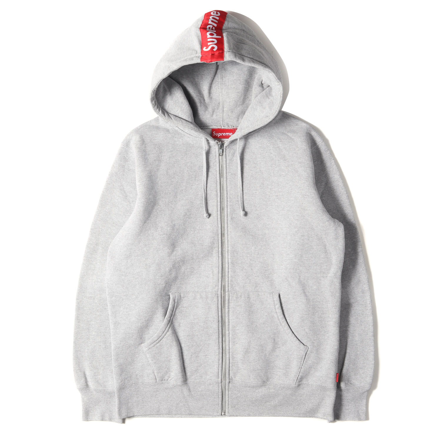 美品 Supreme 14aw Logo Tape Zip Up パーカー M | jarussi.com.br