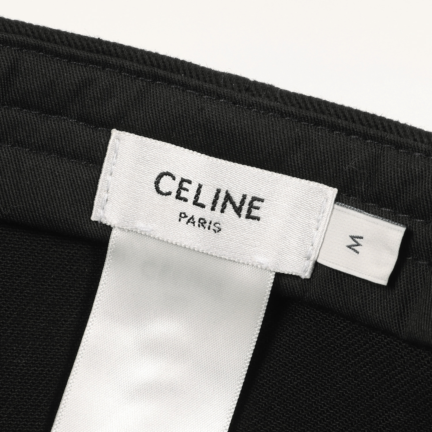 CELINE セリーヌ キャップ イニシャル エンブロイダリー ストレッチ 