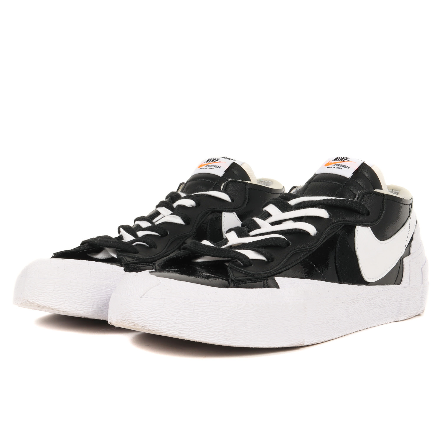 Sacai サカイ NIKE BLAZER LOW SACAI BLACK PATENT DM6443-001 22SS