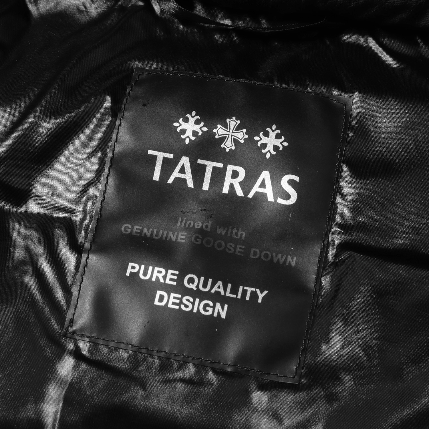 TATRAS タトラス ダウンベスト フード付き ナイロン CURONE ブラック