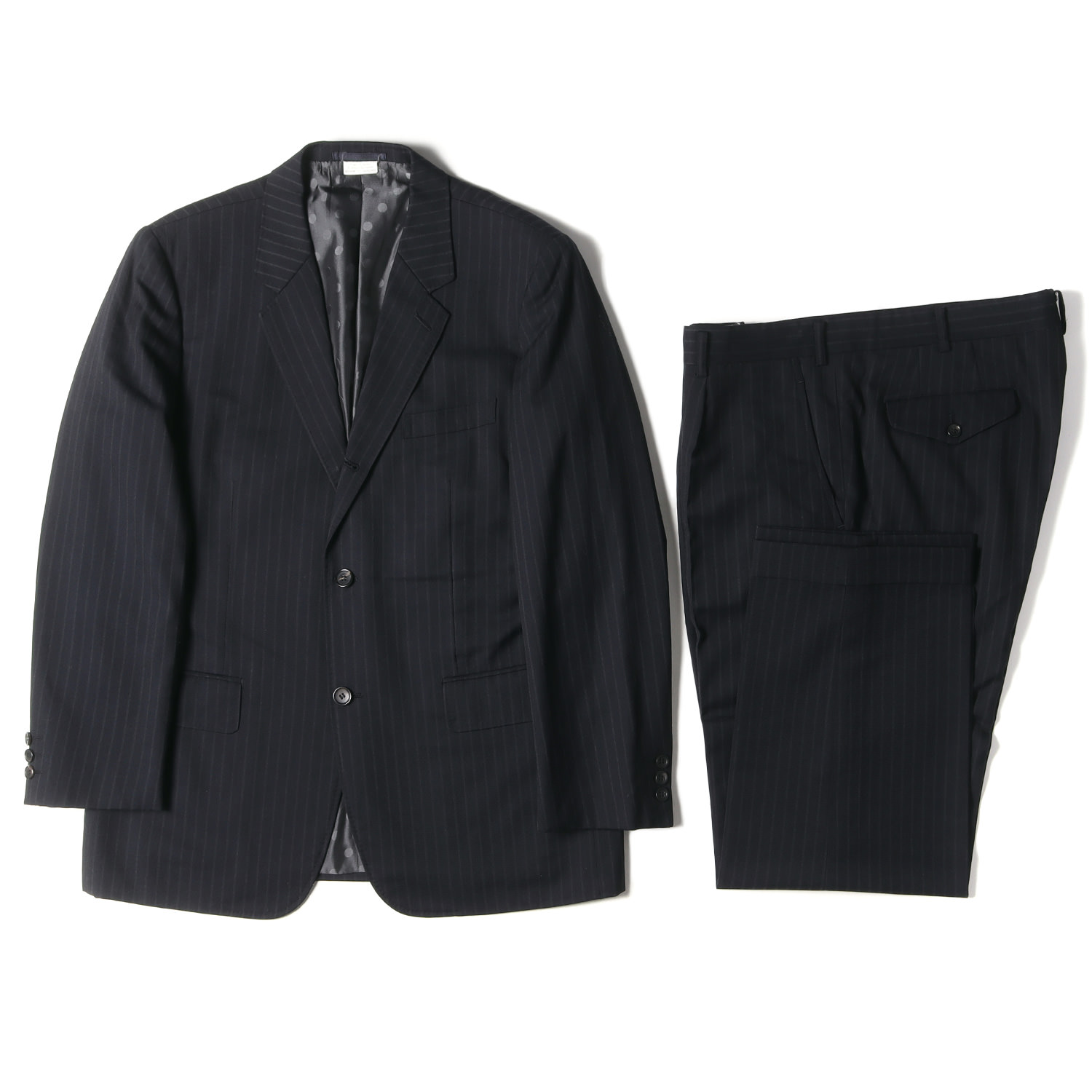安い販売美品　黒スーツセットアップ　COMME CA MEN 44Ｆ スーツ