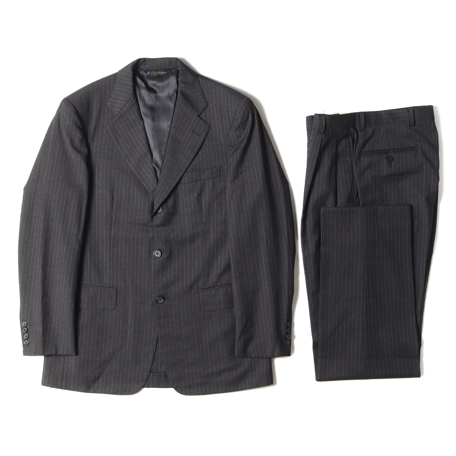 ウール シャドーストライプ 2釦スーツ Slim | Brooks Brothers
