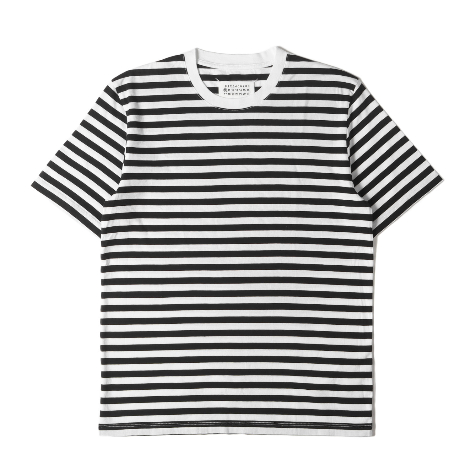 メゾンマルタンマルジェラシャツブラック黒ボーダー Margiela メゾンマルタンマルジェラシャツブラック黒ボーダー Margiela