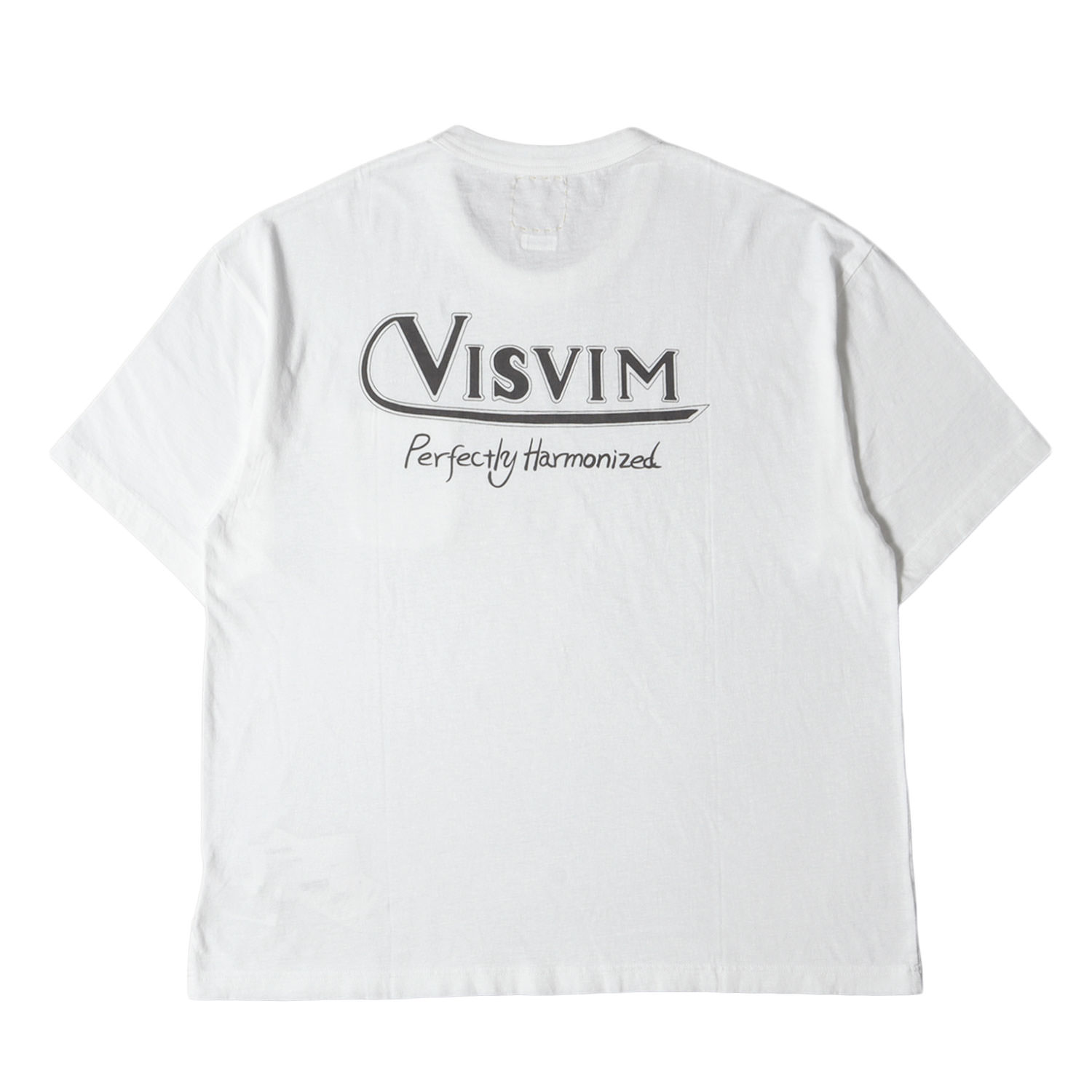 visvim  半袖白Tシャツ　バックプリント　サイズ1 visvim&frasl;JUMBO TEE S&frasl;S (WHITE)