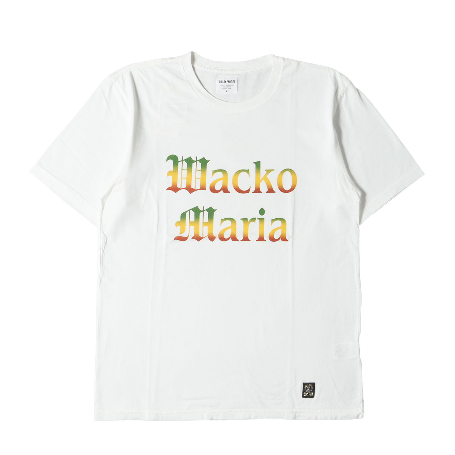 ◆WACKO MARIA ワコマリア◆シンプル ロゴ 半袖Tシャツ WACKO MARIA 2024AW ワコマリア ロゴ プリント 半袖Tシャツ L