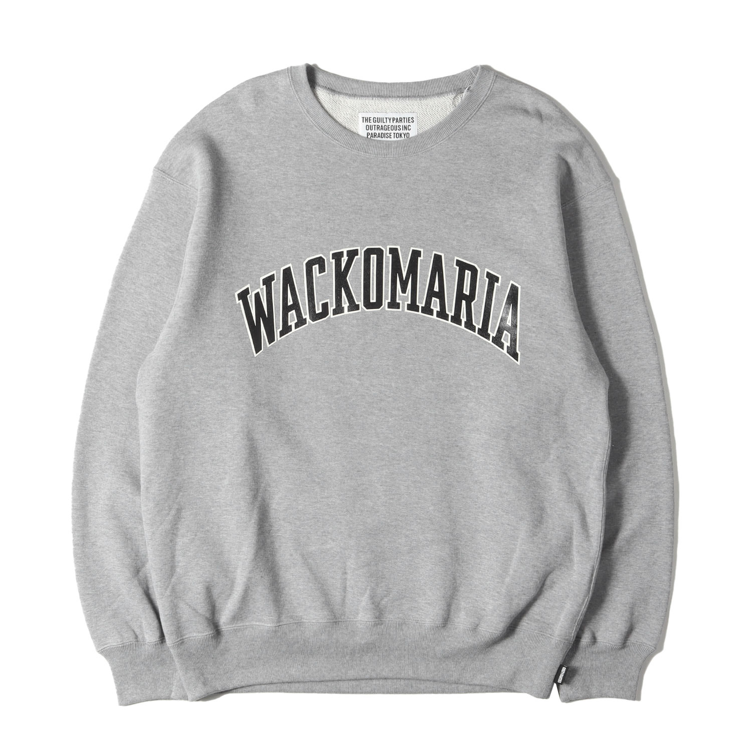 2pac スウェット　WACKO MARIA ワコマリア 2PAC / SWEAT SHIRT 2パック ダブルネーム クルーネック