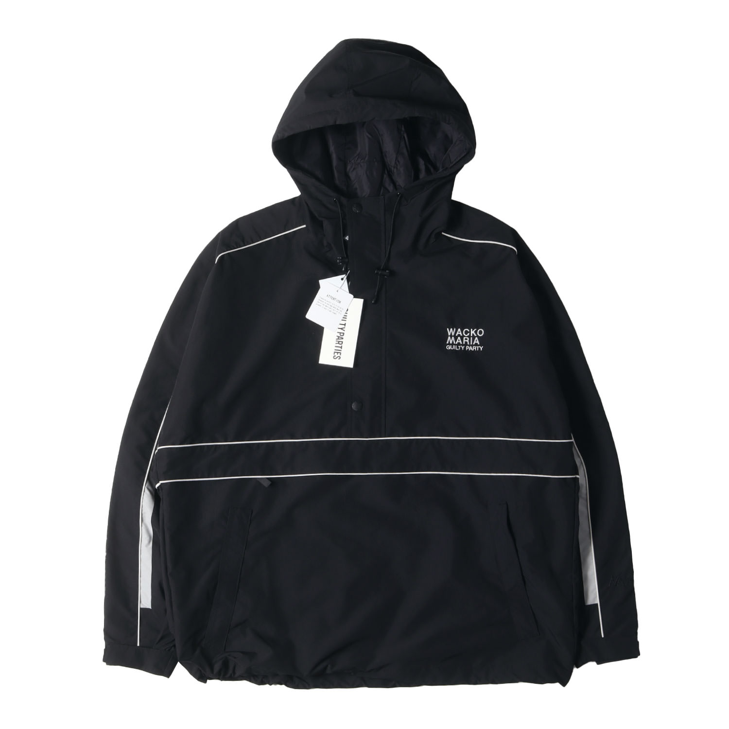 WACKO MARIA ブラック ジャケット X-LARGE WACKO MARIA ワコマリア 24AW LEATHER VARSITY JACKET -A- TYPE