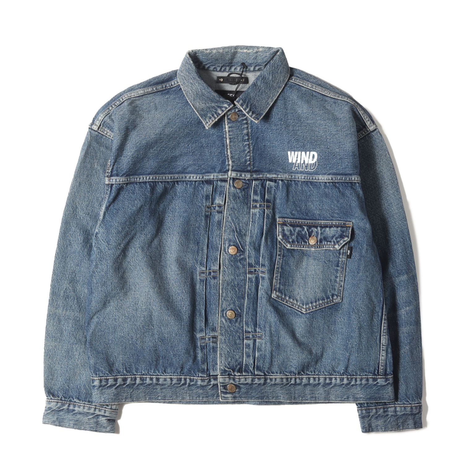 WIND AND SEA × MINE DENIM ボアデニムジャケットLサイズ WIND AND SEA × MINEDENIM