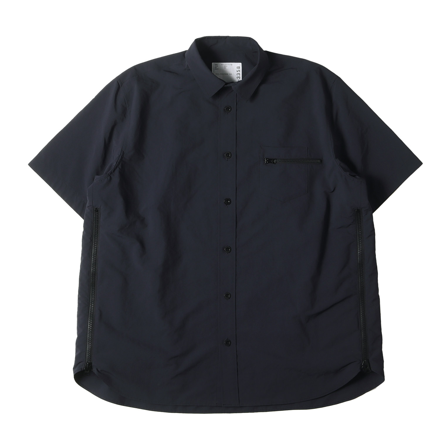 sacai 半袖シャツ 極美品◎Sacai サカイ 22年製 22-05989 Glencheck Mix Shirt
