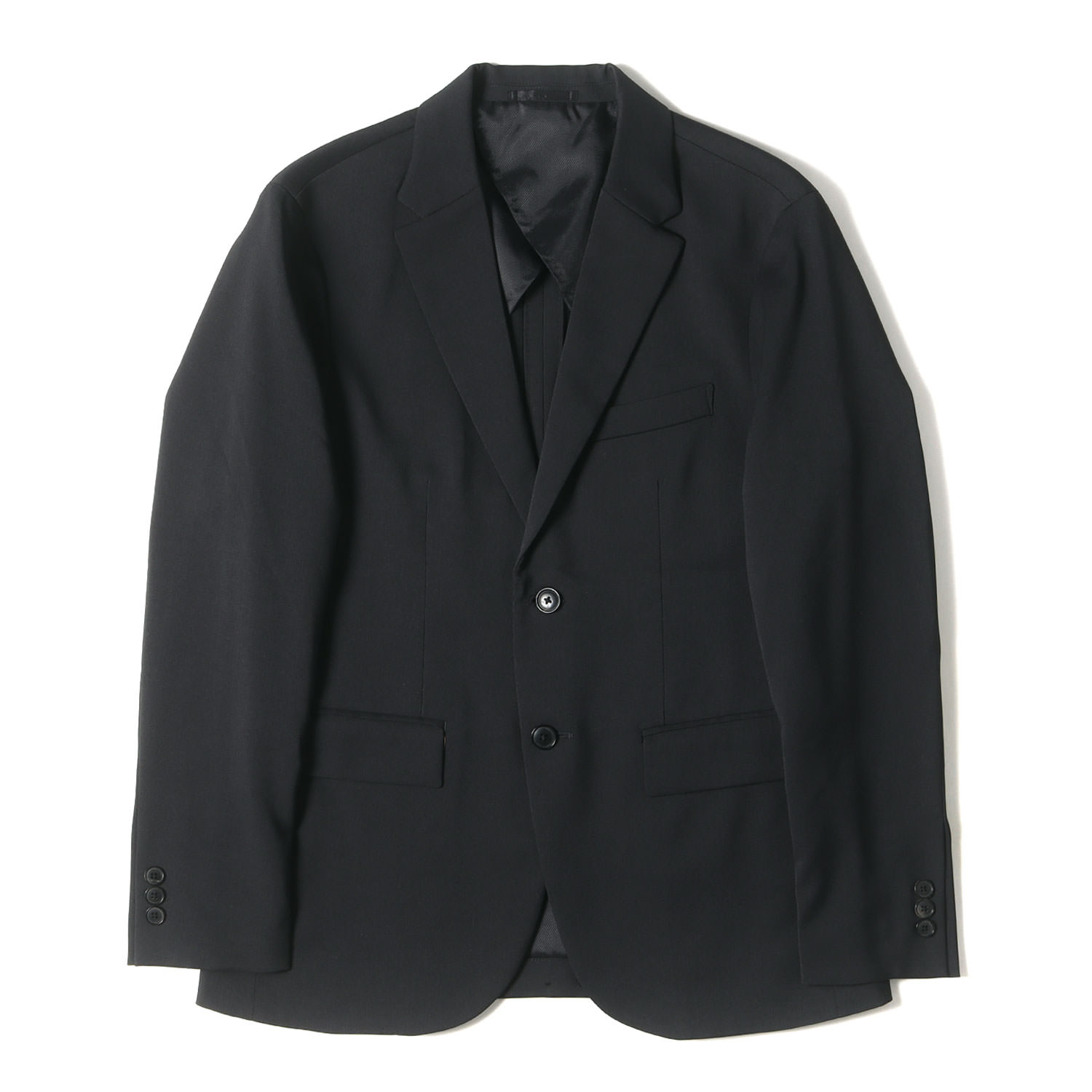 J6275 美品 エディフィス 23AWシープスキンテーラードジャケット 黒 M 楽天市場】EDIFICE エディフィス ジャケット サイズ:M 23AW LORO PIANA