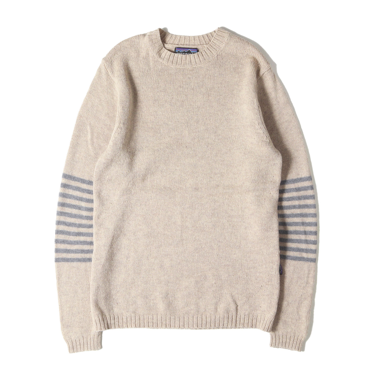 パタゴニア 100%ウール セーター L 香港製 ヴィンテージ 70's〜80's Patagonia 白タグ ウールニットセーター80年代