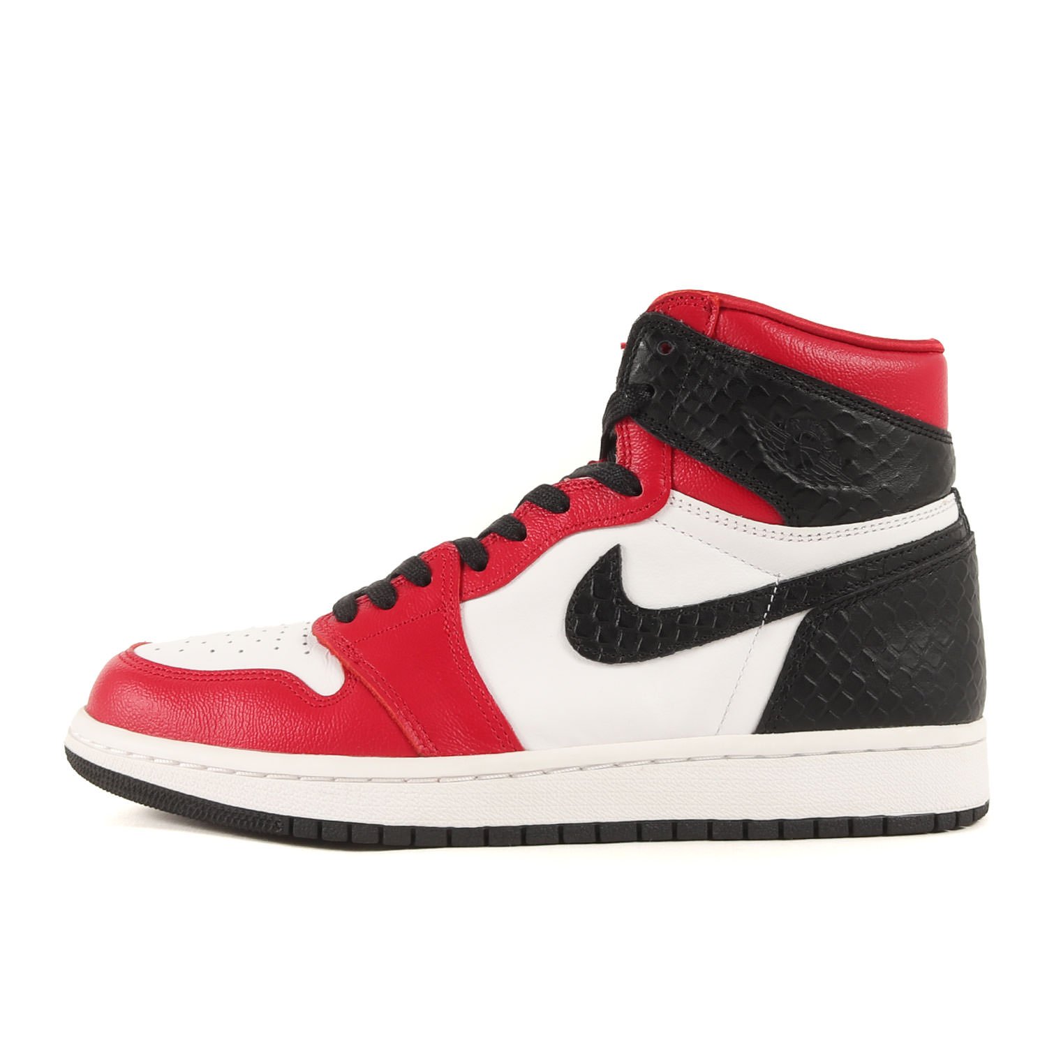 NIKE ナイキ サイズ:25.0cm WMNS AIR JORDAN 1 HIGH OG SATIN SNAKE (CD0461-601) ウィメンズ エア ジョーダン1 ハイ ジムレッド ホワイト ブラック WMNS US8 ハイカット スニーカー シューズ 靴【メンズ】【中古】【美品】【K4792】｜ブランド古着のBEEGLE by Boo-Bee
