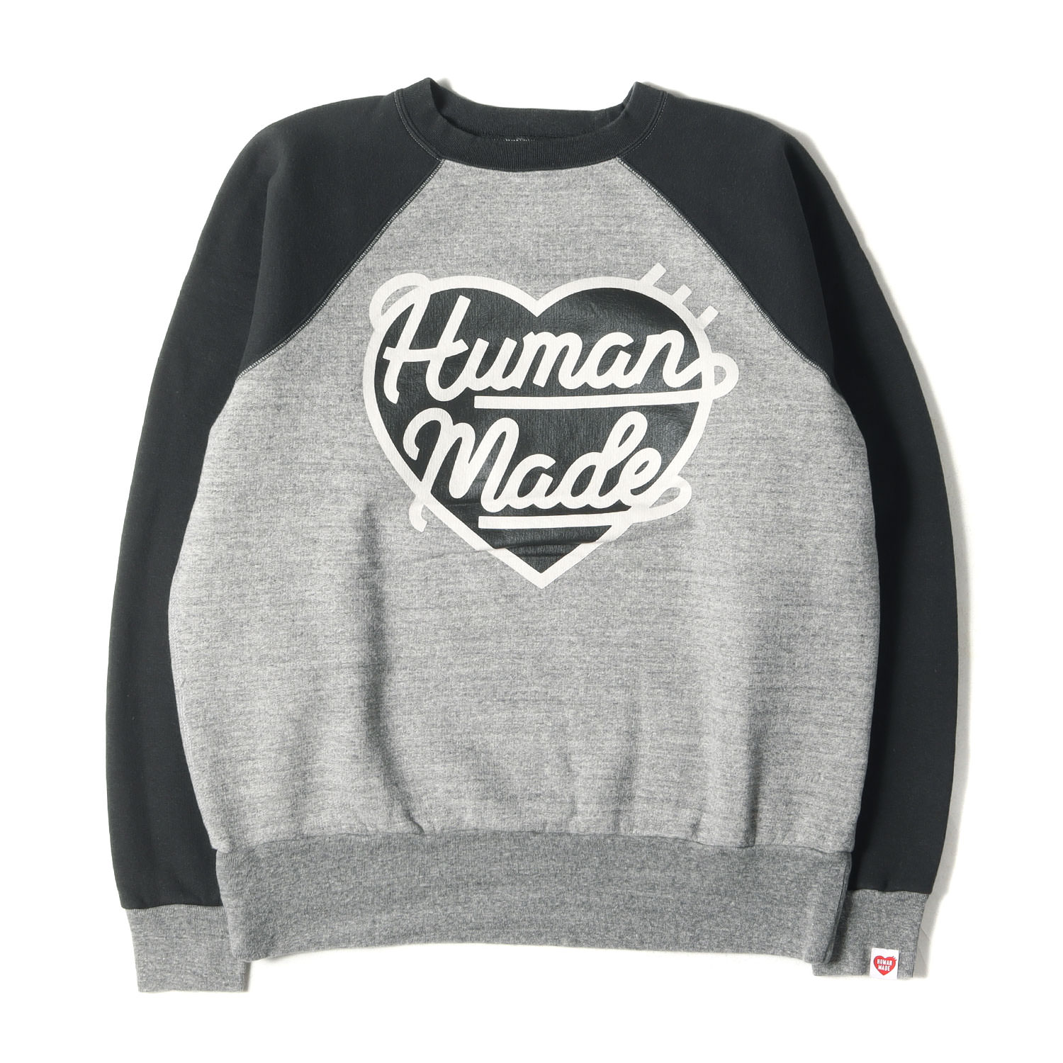 HUMAN MADE フェードスウェット　L HUMAN MADE ヒューマンメイド クルーネック ロゴ スウェット