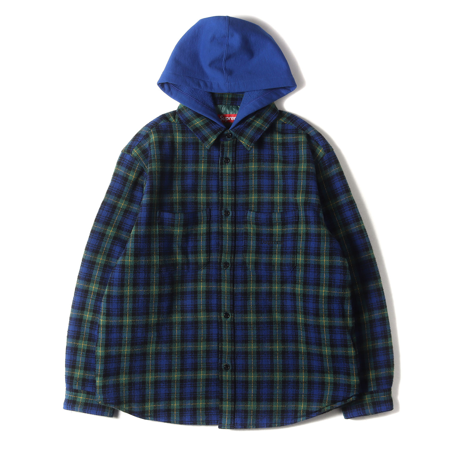 楽天市場】Supreme 23aw Tartan Flannel Hooded Shirt Size-M