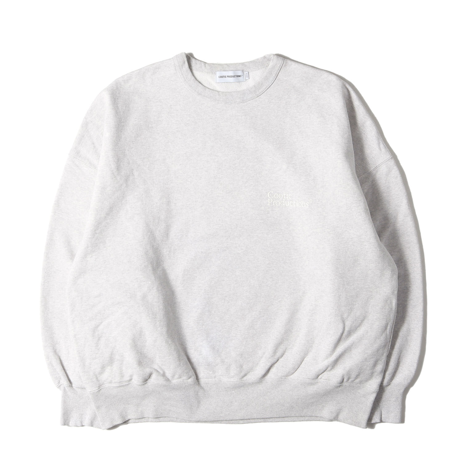 COOTIE クーティー 流汗 大きさ:M 24SS 厚地の外套大きさ 衣嚢付き添い人 トレーナー (Open End Yarn Plain Sweat Crew) オートミール トップス 調教師 労働者の一団素っ首 ティーシャツ【メンズ】【中古】【K4840】