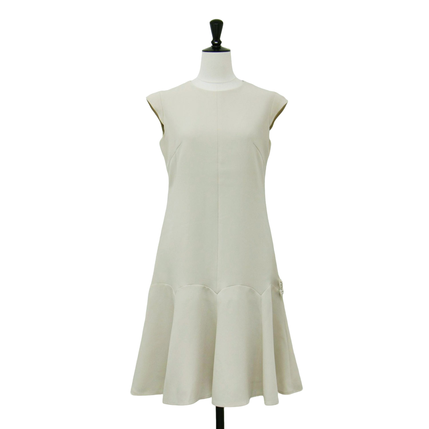 楽天市場】【ルネ】Rene 21年 パール ノースリーブ フリル ワンピース