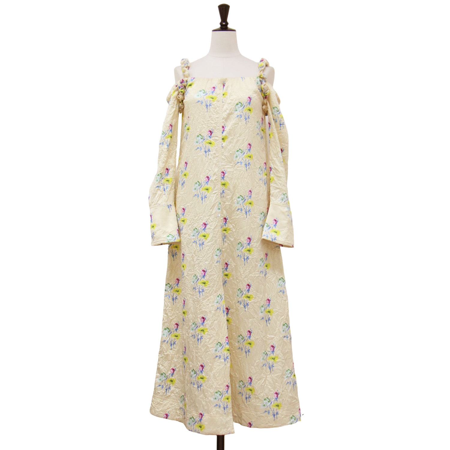 INSCRIRE アンスクリア ワンピース ホワイト 白 サイズ:FREE / エン