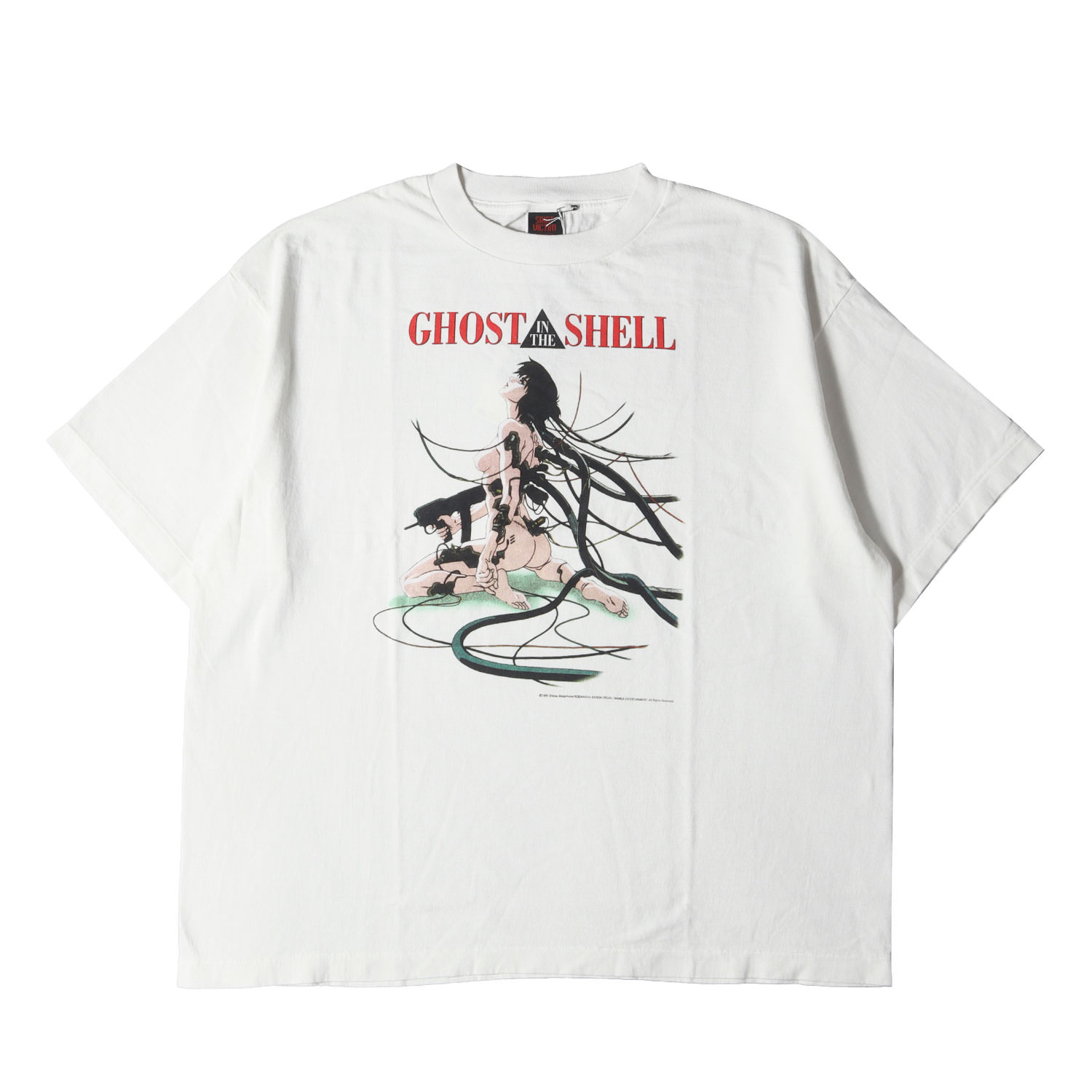 セントマイケル　フェードヴィンテージ加工パロディグラフィックロゴTシャツ SAINT MXXXXXX＜セント マイケル＞ ヴィンテージ加工Tシャツ