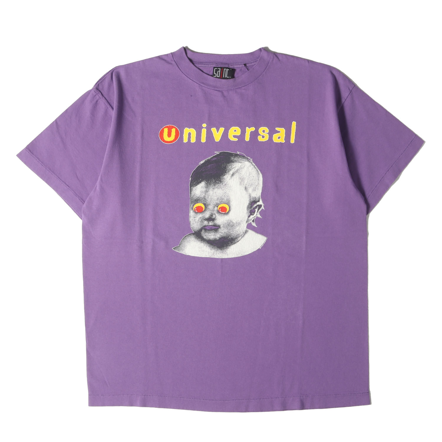 セントマイケル　フェードヴィンテージ加工パロディグラフィックロゴTシャツ セントマイケル フェードヴィンテージ加工パロディグラフィック