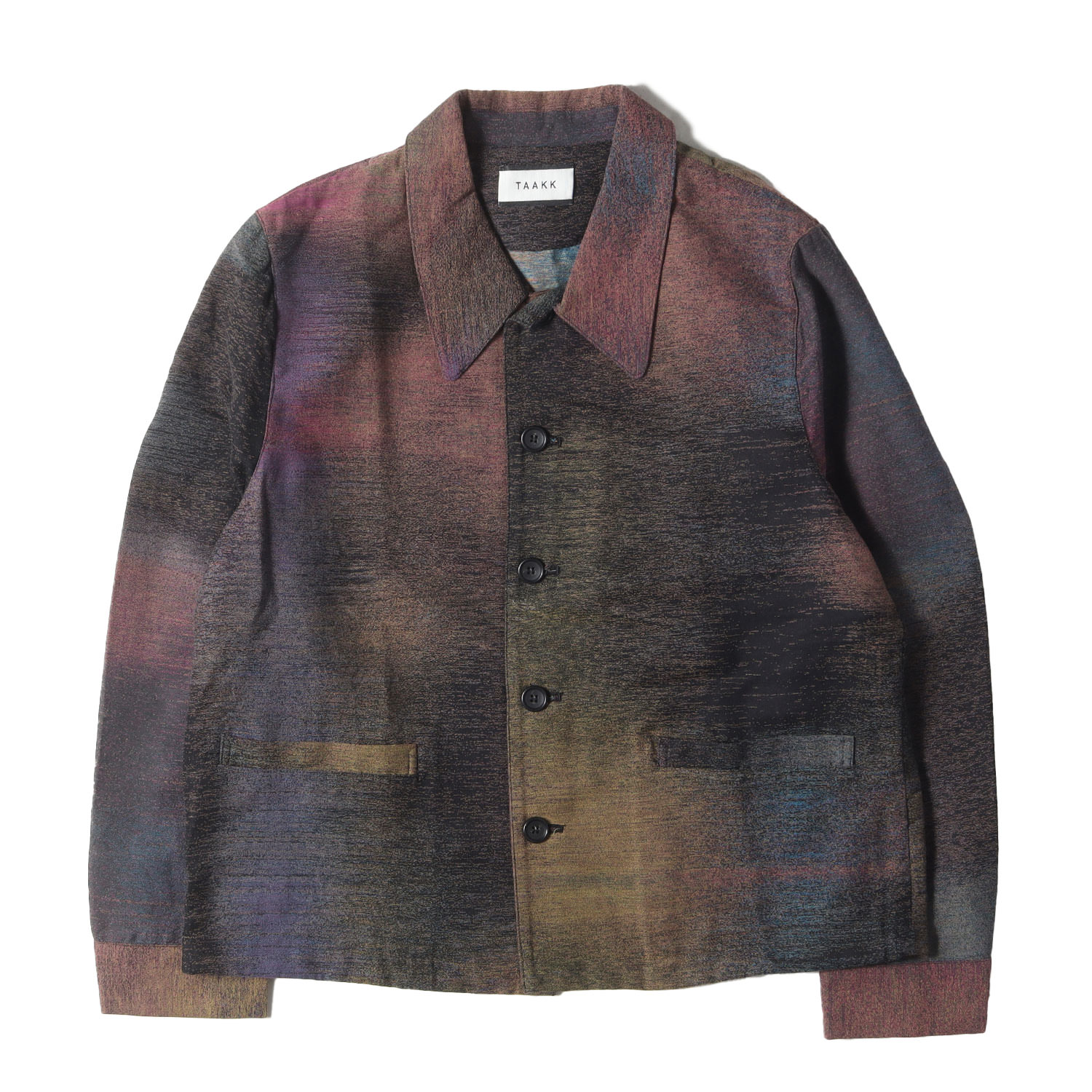 TAAKK ターク ブルゾン サイズ:2 / 22AW STUDIOUS 別注 ノイズ ブルゾン (15th NOISE BLOUSON TA22AW-BLST035) / マルチカラー / アウター ジャケット 上着 / 日本製【メンズ】【中古】【美品】【K4777】