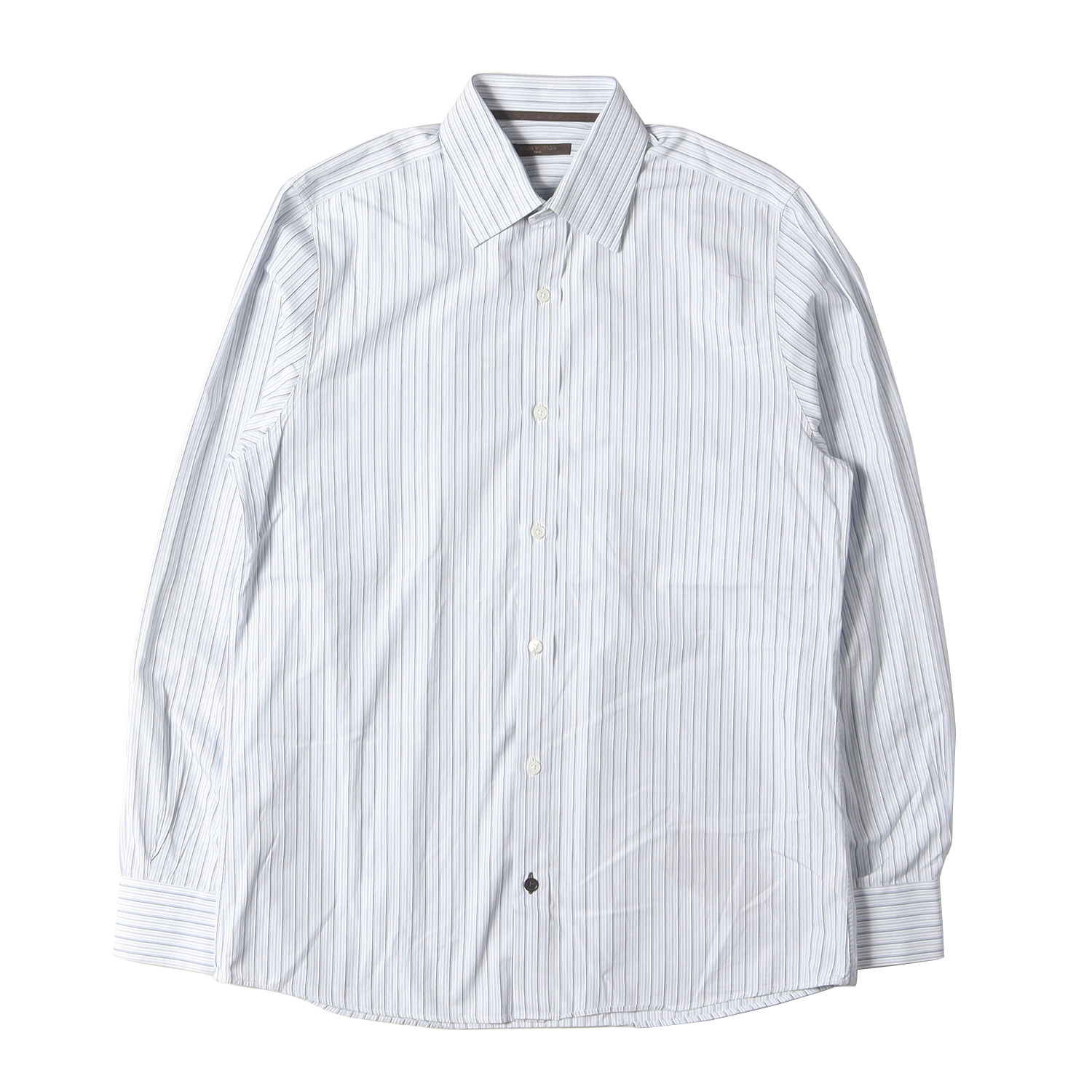 ルイヴィトン 21SS モノグラム シルク混 長袖チェックシャツ ピンクマドラス ルイヴィトン 21SS モノグラム シルク混 長袖チェックシャツ