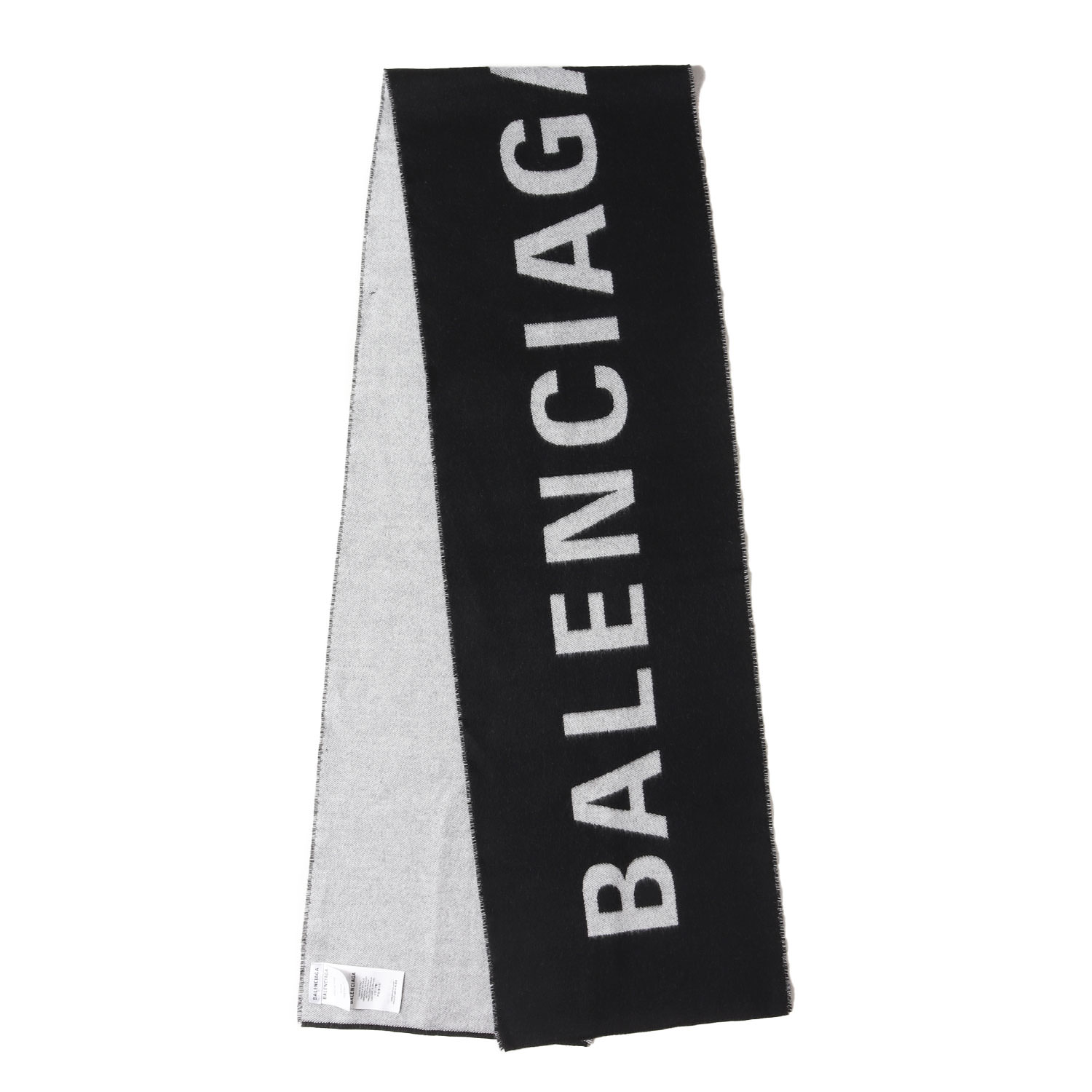 新品未使用　Balenciaga ✖️アディダス ロゴ サッカーマフラー 黒 楽天市場】二子玉) BALENCIAGA×adidas バレンシアガ×アディダス