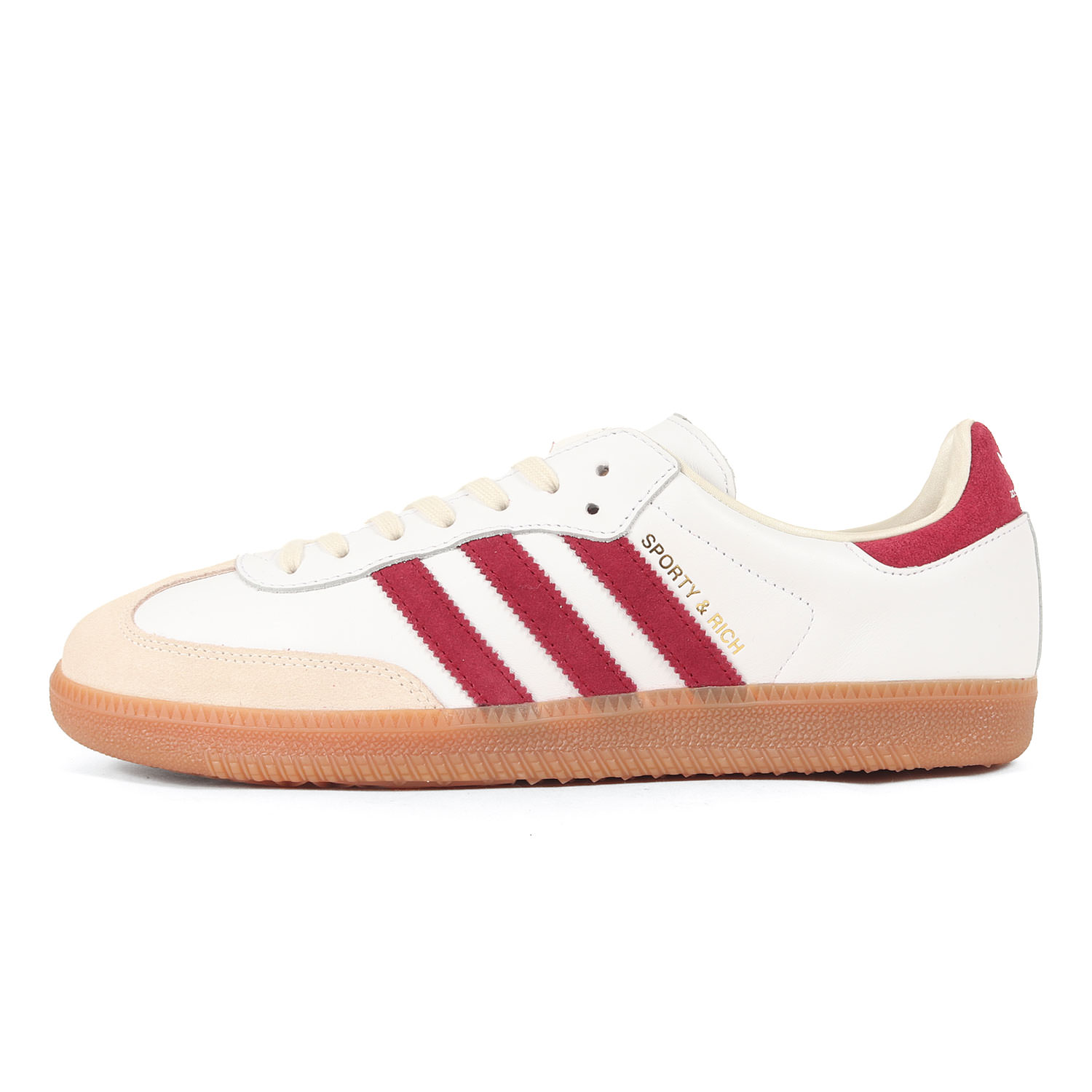 adidas アディダス 大きさ:28.5糎 / 23AW SPORTY\u0026RICH SAMBA OG SPORTY\u0026RICH (IE5660) スポーティー アンド 分限者 サンバ / フットウェアホワイト カレッジバーガンディ 皮膚軟化剤白いこと / US10.5 / 置き目はね除ける スニーカー シューズ 靴 / 二人三脚 別注【メンズ】【K4837】