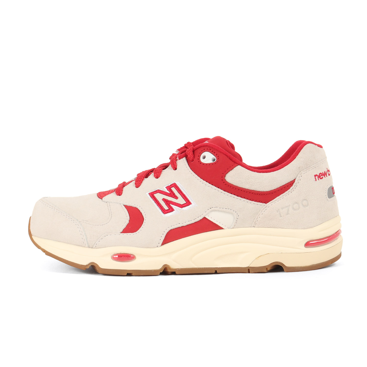 KITH NYC 口付け ニューヨーク州シティー 大きさ:28.5糎 / 23AW トロント明けひろげ不死化 NEW BALANCE コマーシャル1700 KM / 白いこと 赤いこと / US10.5 D / 置き目はね除ける スニーカー シューズ 靴 / 二人三脚 別注 【メンズ】【K4845】