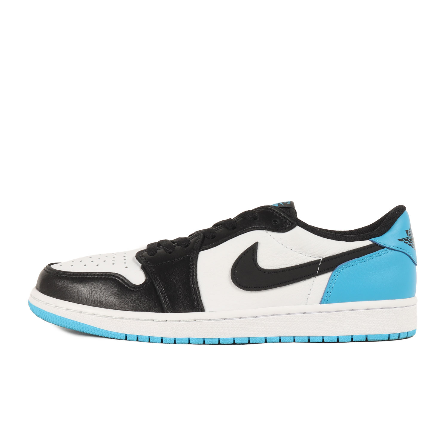 NIKE ナイキ 大きさ:27.5珊 / AIR JORDAN 1 RETRO LOW OG UNC (CZ0790-104) / エアジョーダン1 置き目 レトロ ノースカロライナ / 白いこと ダークパウダーブルー / US9.5 / 置き目撥ねのける スニーカー シューズ 靴【メンズ】【中古】【美品】【K4840】