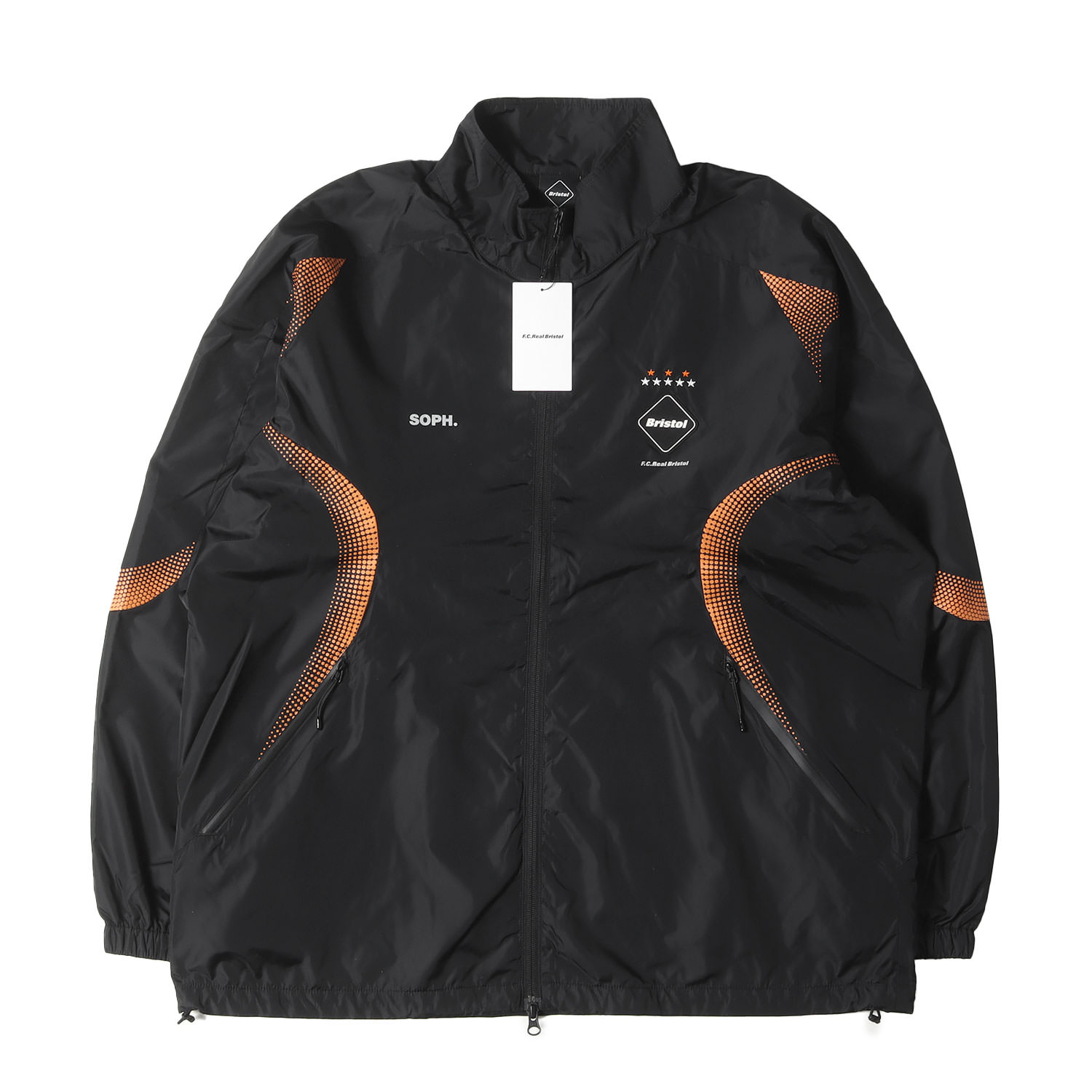 美品 エフシーレアルブリストル WOVEN PRACTICE JACKET XL 美品 エフシーレアルブリストル WOVEN PRACTICE JACKET XL