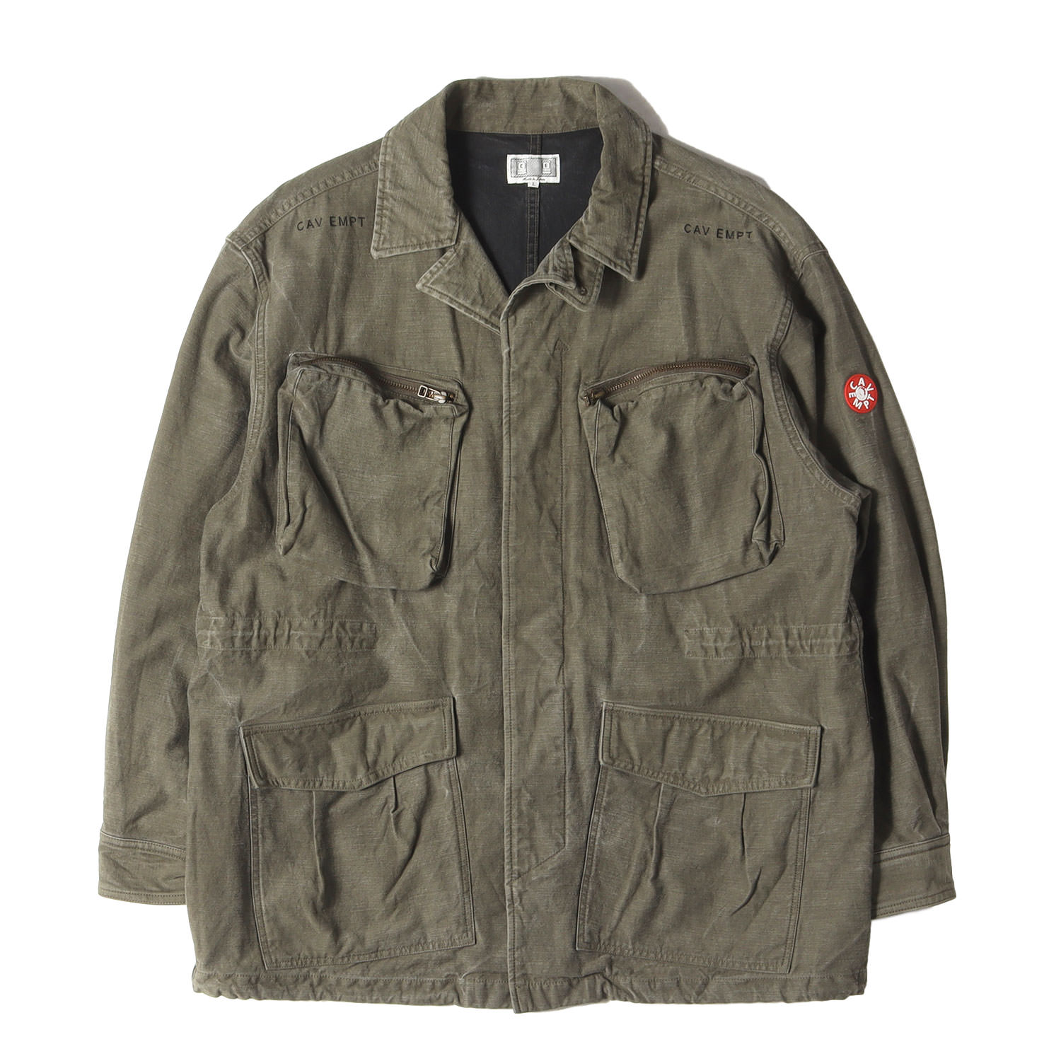 C.E シーイー 上衣 大きさ:L / うしろ側繻子 BDU ミリタリー上衣 (CHMR BDU) / カーキ / アウター 上衣 厚地の外套 厚地の外套【メンズ】【中古】【K4857】
