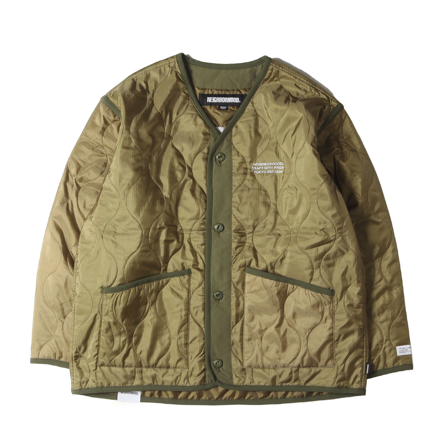 NEIGHBORHOOD ミリタリージャケット LARGE カーキ NEIGHBORHOOD ミリタリージャケット LARGE カーキ NEIGHBORHOOD