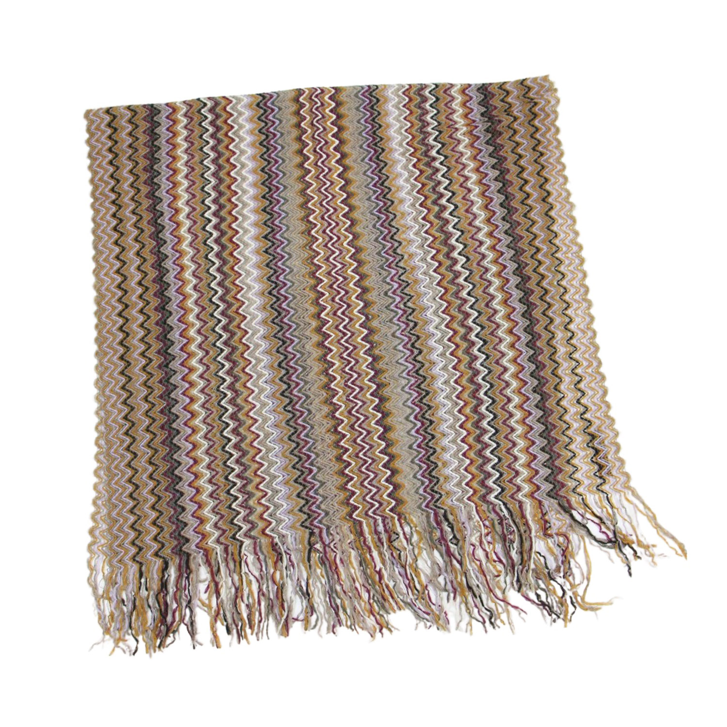 楽天市場】MISSONI ミッソーニ マフラー マルチカラー ストライプ柄