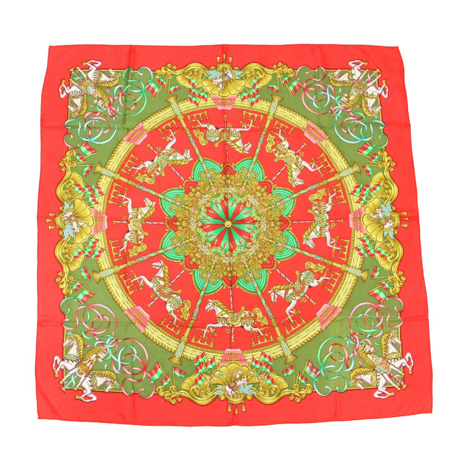 エルメス スカーフ カレ90 モスクワ大行 MOSCOU シルク100% エルメス スカーフ カレ90 モスクワ大行 MOSCOU シルク100