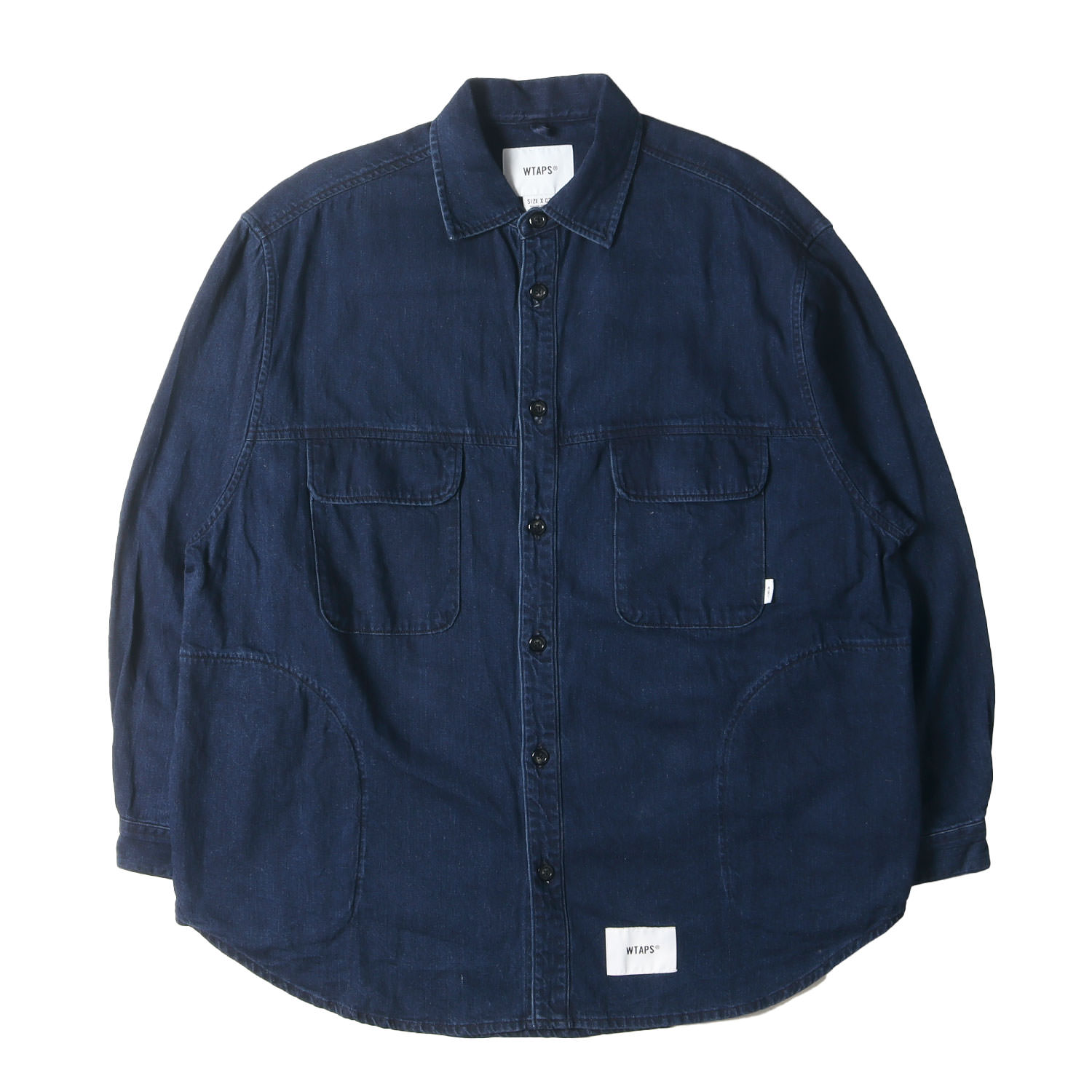wtaps 23SS 長袖シャツ navy Mサイズ 楽天市場】WTAPS ダブル
