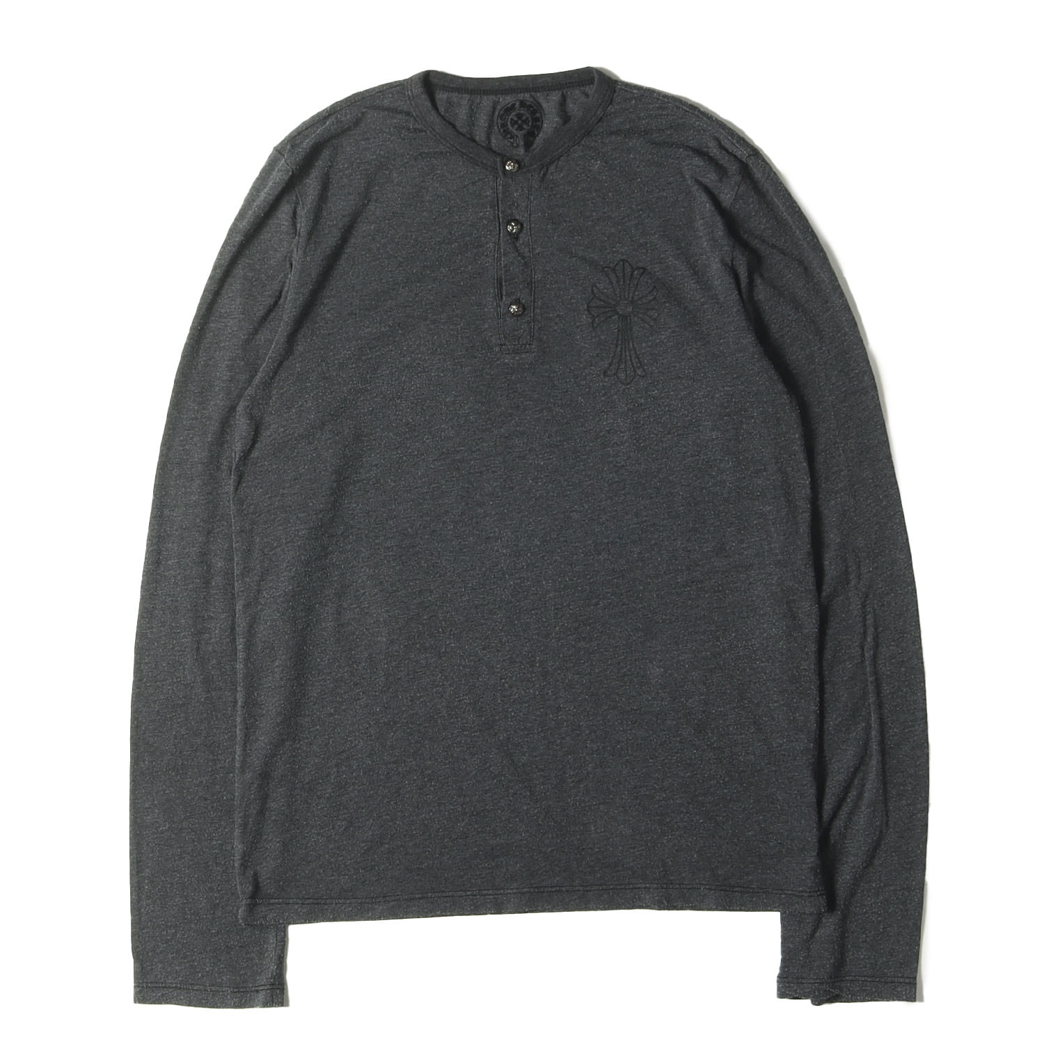 CHROME HEARTS クロムハーツ 長袖ヘンリーTシャツXL HENLEY 楽天市場】CHROME HEARTS HENLEY T-SHIRT CHARCOAL GRAY クロム