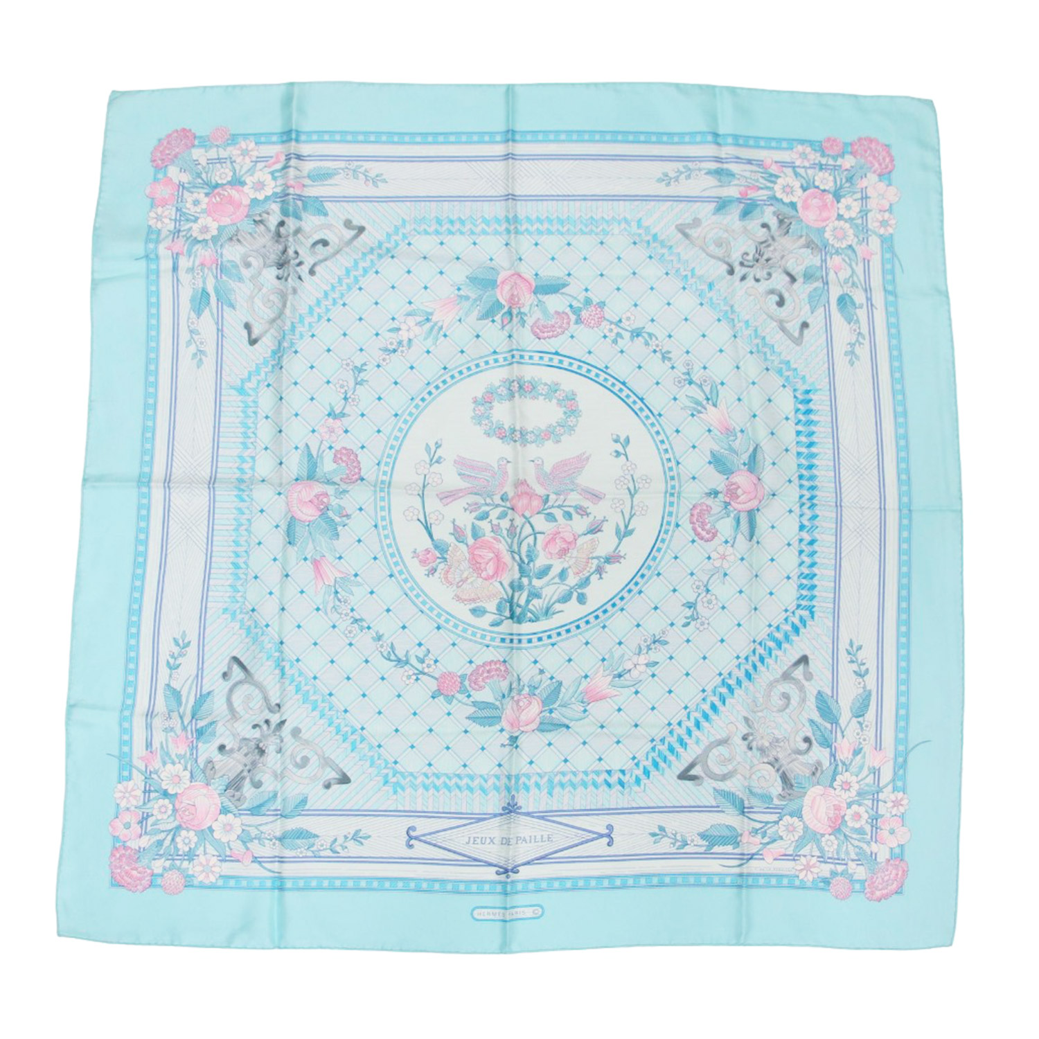美品●エルメス シルクスカーフ カレ90 ORCHIDEES 蘭の花 美品○エルメス シルクスカーフ カレ90 ORCHIDEES 蘭の花