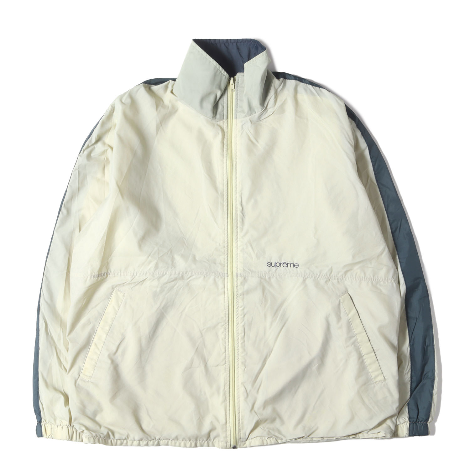 ジャケット・アウター Supreme Snap Front Shop Jacket White Supreme Snap Front Twill Jacket (FW18) - $178